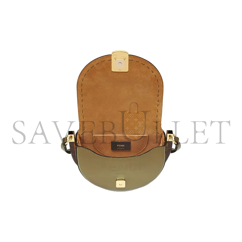 F**di vitello king plexiglass moonlight shoulder bag 8bt346abvlf1d3q (19*14*8cm)